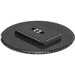 Leofoto LCH-0 Black Fantasy Carbon Fiber Mini Tablett (Stativadapter), Stativ Zubehör, Schwarz