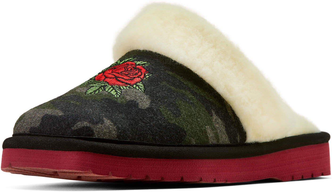 Women's Jackie Rose Square Toe Slipper Casual Shoes in Camo, Size: 10 by Ariat