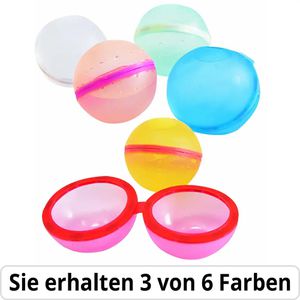 Idena Wasserbomben 10215043, wiederverwendbar, magnetisch, 3 Stück