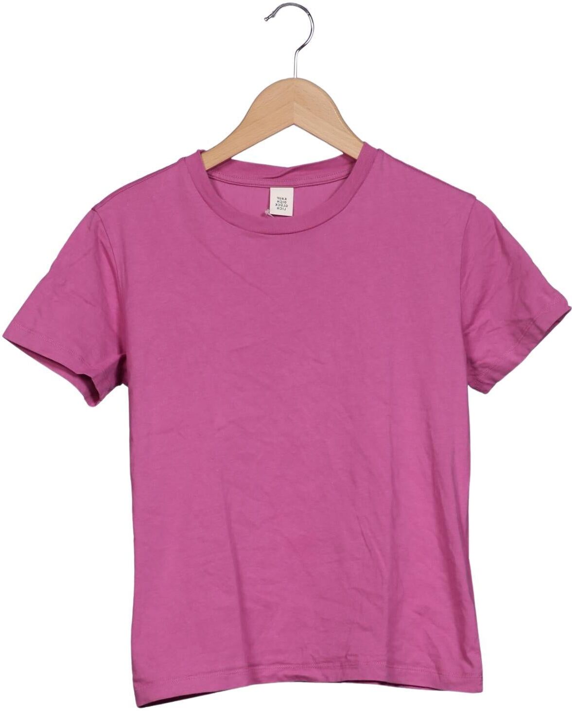 Kauf dich glucklich Damen T-Shirt, Pink, Gr. S, Baumwolle - Second Hand
