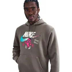 NIKE Sportswear Club Sole Food Hoodie Herren 289 - cave stone L
