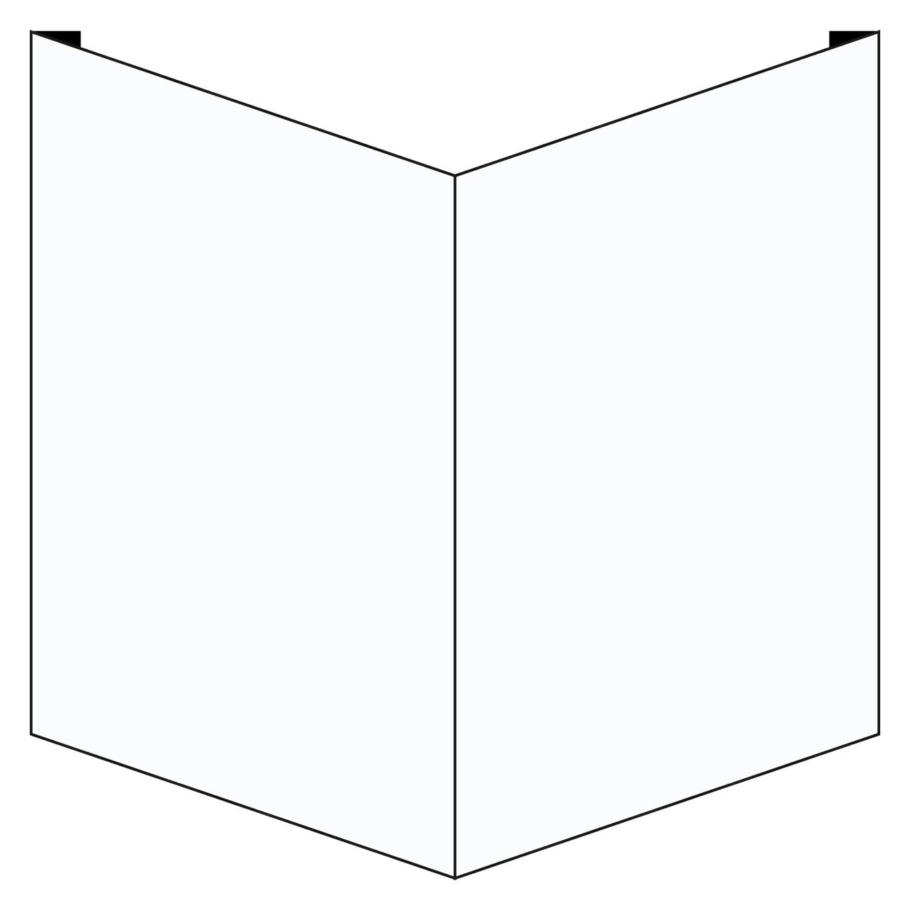 Brady Blank Projecting Signs (V BLANK-403X203-B-455)