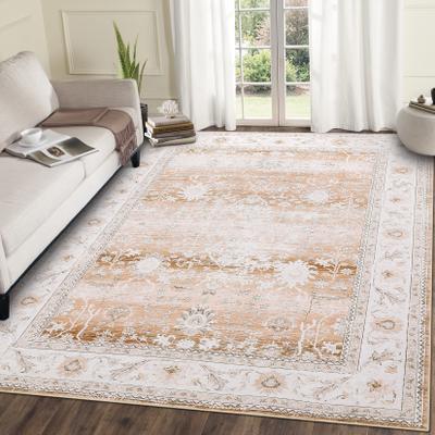 Garvee Vintage Floral Indoor Bedroom Area Rug