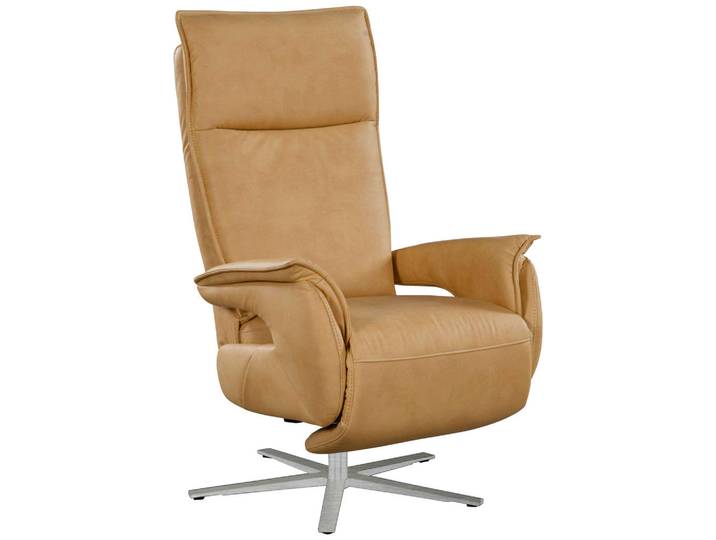 Livetastic Fernsehsessel, Gelb, Metall, 77x116x80 cm, Made in EU, Relaxfunktion, Netzbetrieb, Wohnzimmer, Sessel, Fernsehsessel