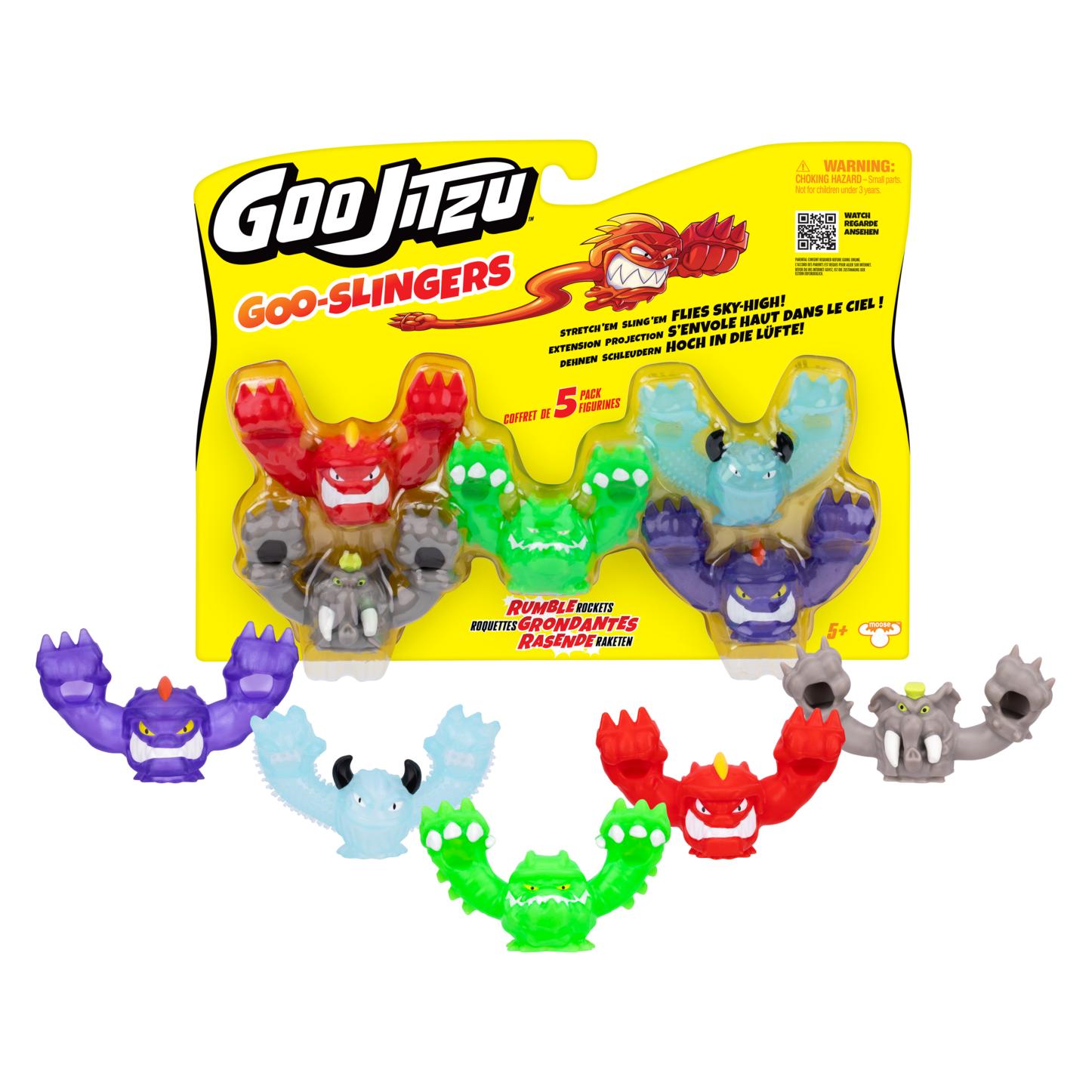 Goo Jit Zu - Meteor Madness S2 Heavy Slingers 5PK (43157) (43157)