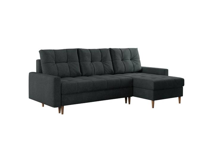 ECKSOFA Colin Struktur Dunkelgrau