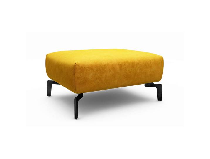 Sensoo Hocker Cosy, Gelb, Metall, 90x70x46 cm, Stoffauswahl, Wohnzimmer, Hocker, Sitzhocker