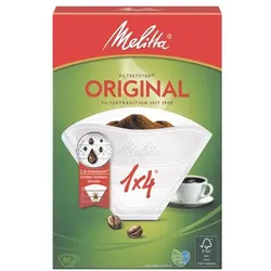 Melitta Filtertüten® »ORIGINAL 1x4« weiß, 80 Stück weiß
