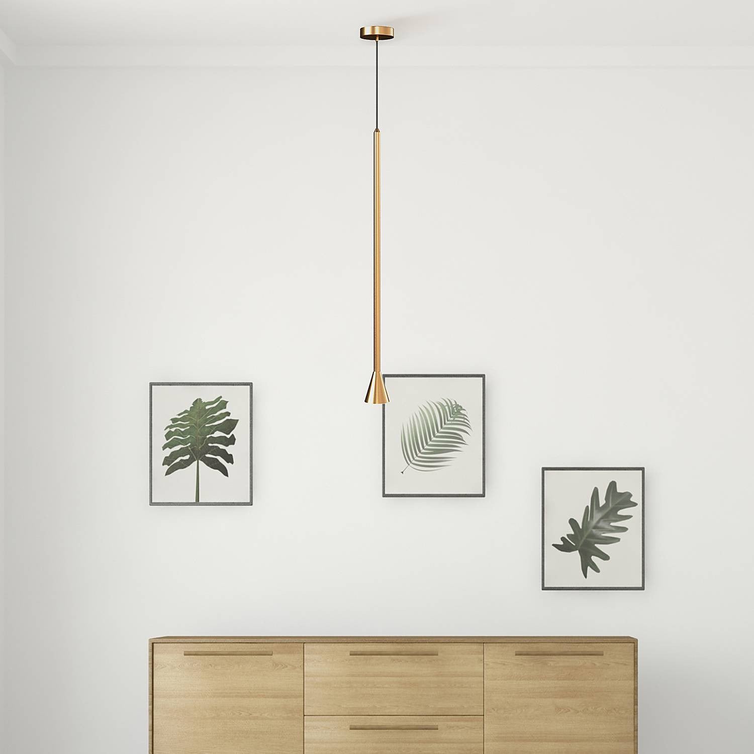 Maytoni Arrow hanglamp goud/messing metaal GU10 Ø 8 cm