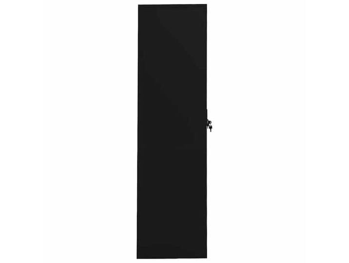 Armoire de vêtements - forme rectangulaire - Garde-robe Noir 80x50x180 cm Acier - Assemblage requis（2991）