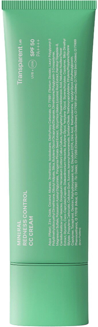 45ml Transparent Lab Mineral Redness Control CC Cream SPF 50 PA++++