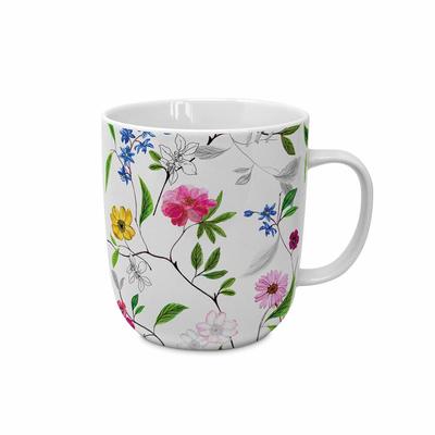Flower Power Single Mug, Tasse, Teetasse, Kaffetasse, Kaffee Becher, Bone China, 400 ml, 164101618