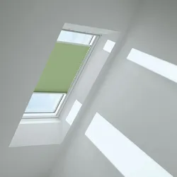 VELUX Plissee Moosgrün 1280, Y23, Aluminiumschiene,GGU,Manuell,VELUX
