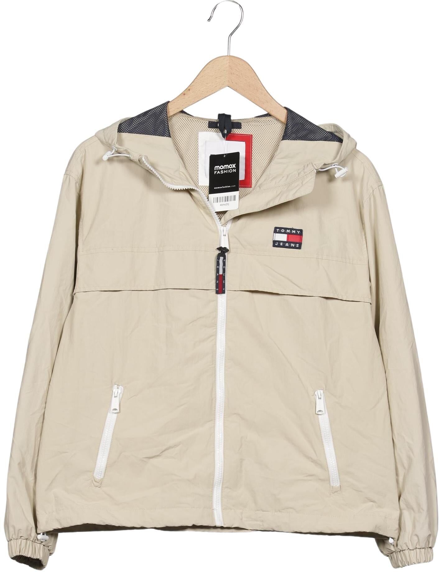 Tommy Jeans Damen Jacke, Beige, Gr. S, Synthetik - Second Hand