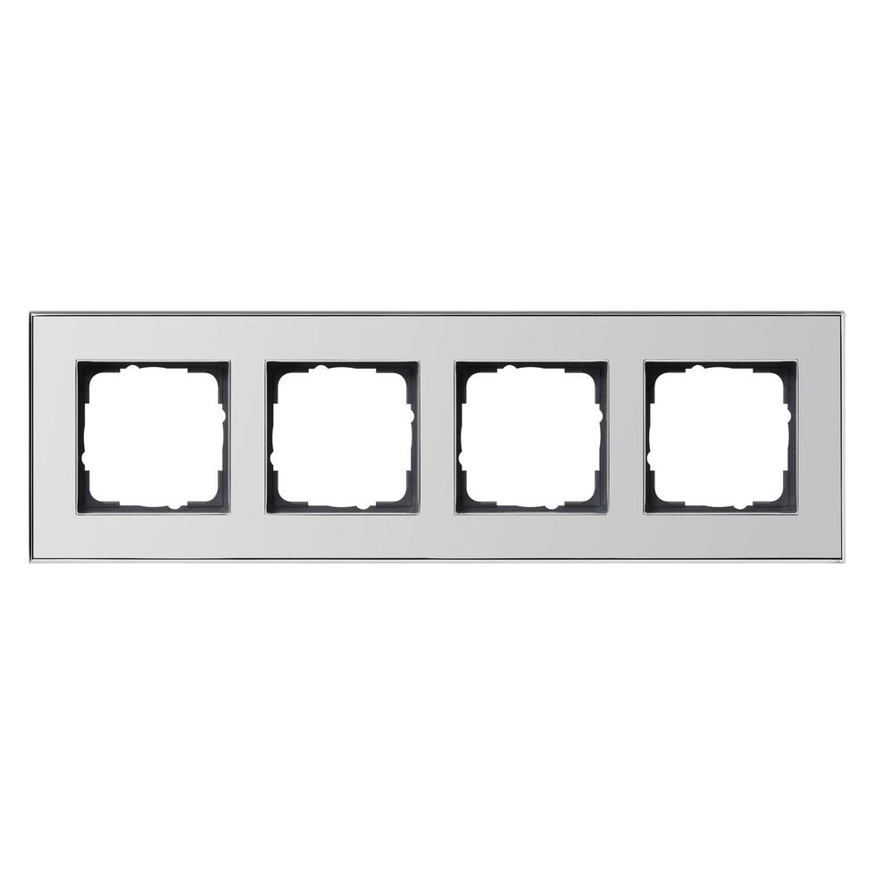 Gira Abdeckrahmen 4f Esprit Chrom 021410 (021410)