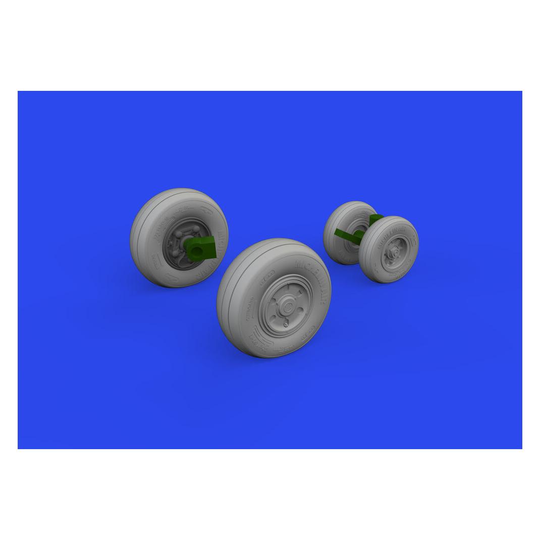 Eduard F/A-18E/F wheels 1/48 HASEGAWA (648932)