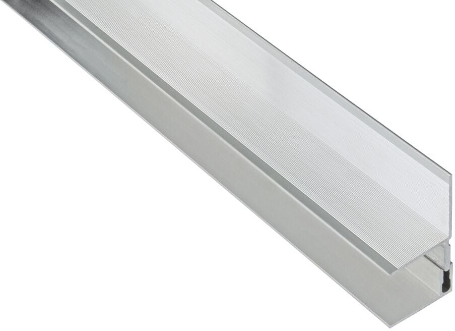 Kovalex Wandabschluss Aluminium 250 x 4 x 4 cm anthrazit inkl. Befestigung