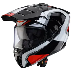 Caberg Tanami Scram Endurohelm schwarz-weiss-rot - 2XL (63/64)