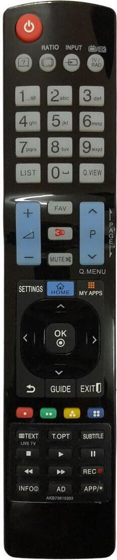 azurano afstandsbediening voor LG AKB73615303