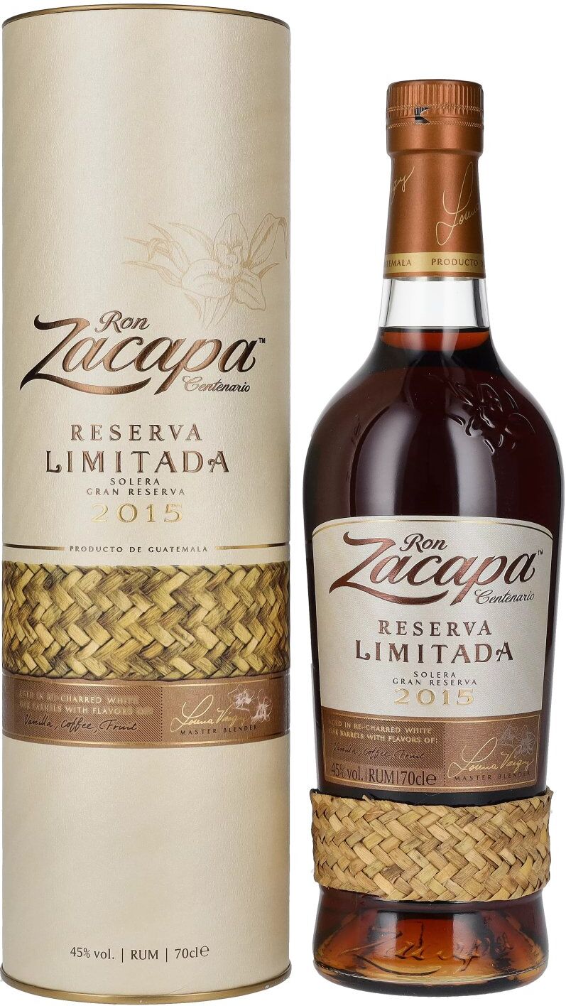 Ron Zacapa Centenario RESERVA LIMITADA Solera Gran Reserva 2015 45% Vol. 0,7l in Geschenkbox