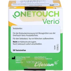 One Touch Verio Teststreifen 50 ST