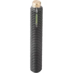 DRUCKSCHRAUBE OHNE KOPF, MIT GEWINDESICHERUNG M10X14, SW=5, STAHL 10.9 BRÜNIERT, KOMP:MESSING