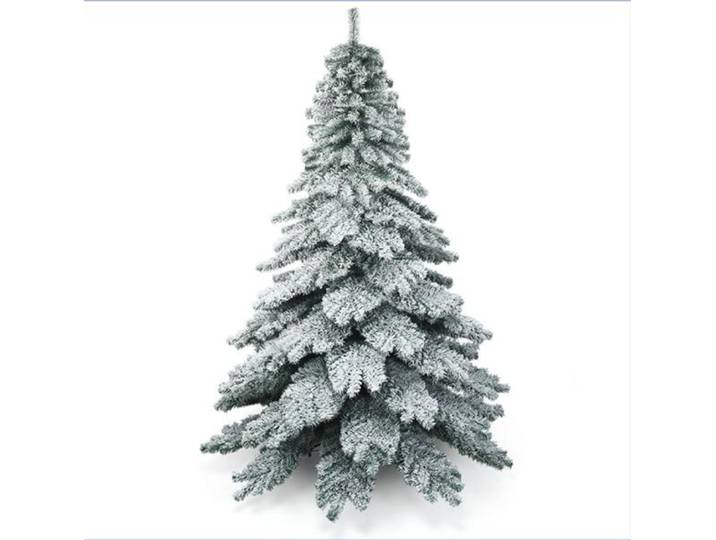 Sapin de noël artificiel enneigé avec 657 branches vertes 180cm