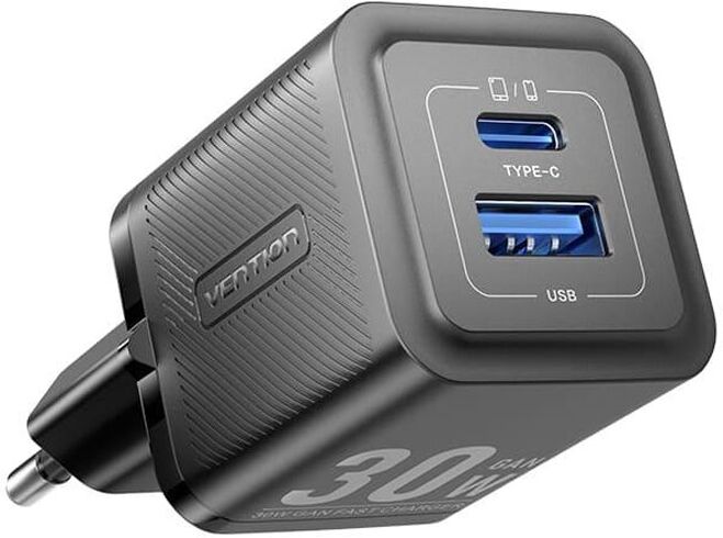 CARREGADOR VENTION 30W GAN PT
