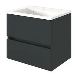 Held-Möbel Waschtisch Baabe Dekor Grau Graphit 60 cm