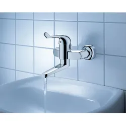 Grohe Euroeco Special Waschtisch Armatur 32792000 chrom, Ausladung 196mm, Wandmontage