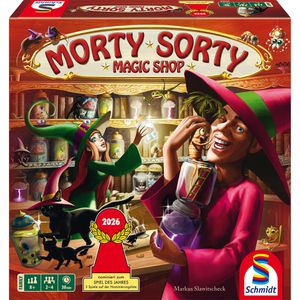 Schmidt-Spiele Brettspiel 49468, Morty Sorty Magic Shop, ab 8 Jahre, 2-4 Spieler
