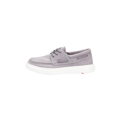 Bootsschuh LLOYD "FANAL", Herren, Gr. 44, atmungsaktiv, grau, Leder, unifarben, Schuhe Bootsschuh, mit klassischem Design