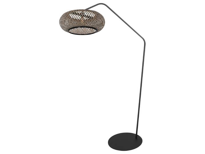 Stehleuchte Zig-Zag Typ B Ø 60cm Schwarz/Beige Material: Holzwerkstoff, Metall Metallart: Aluminium Oberfläche Metall: Pulverbeschichtet E27