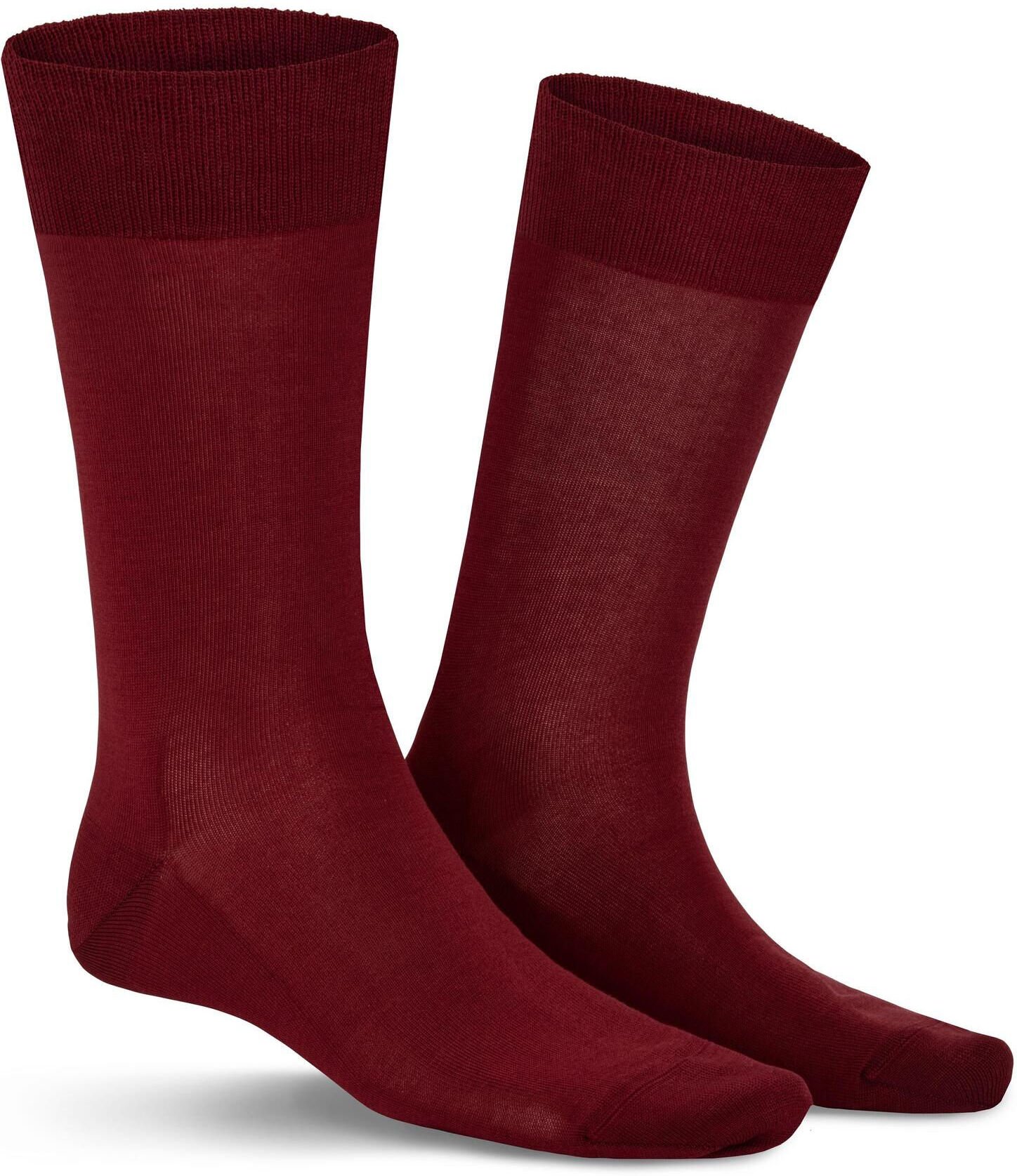 Socken KUNERT "CLARK", Herren, Gr. 47-50, merlot, Baumwollmischung, normal, Socken Socken, druckfreier Komfortbund, Cotton-Mix
