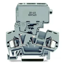 WAGO Sicherungsklemme 281-611 für Sicherungen 5x20mm