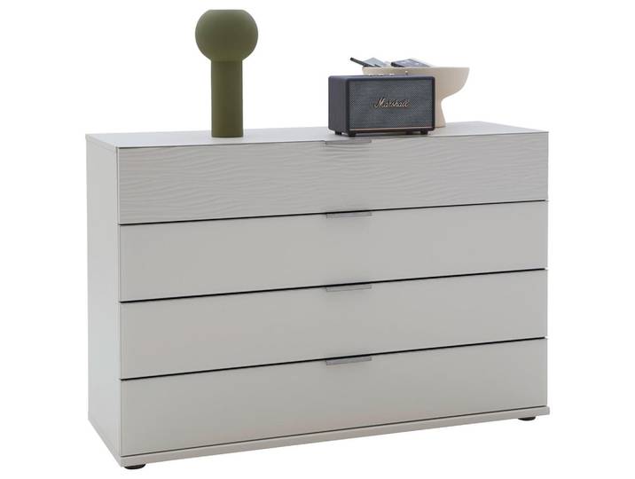 Dieter Knoll Kommode, Champagner, Kunststoff, 4 Schublade(n) Schubladen, 121x82x42 cm, Beimöbel erhältlich, stehend, Wohnzimmer, Kommoden & Sideboards, Kommoden