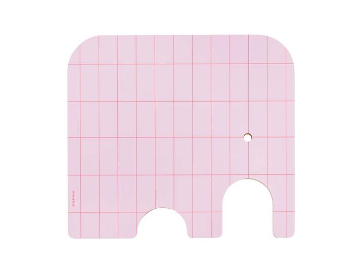 Muurla Planche à découperElephant Chop & Serve M Pink