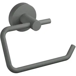tesa, Toilettenpapierhalter, MOON GREY Toilettenrollenhalter inkl. Klebelösung ohne Bohren