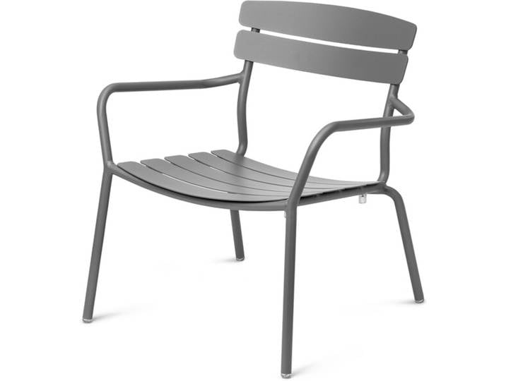 Lounge Sessel Granada Aluminium grau 68.2x75x69.5 cm