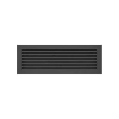 OutInFire Schwarzes Kaminlüftungsgitter - Hide 17x49