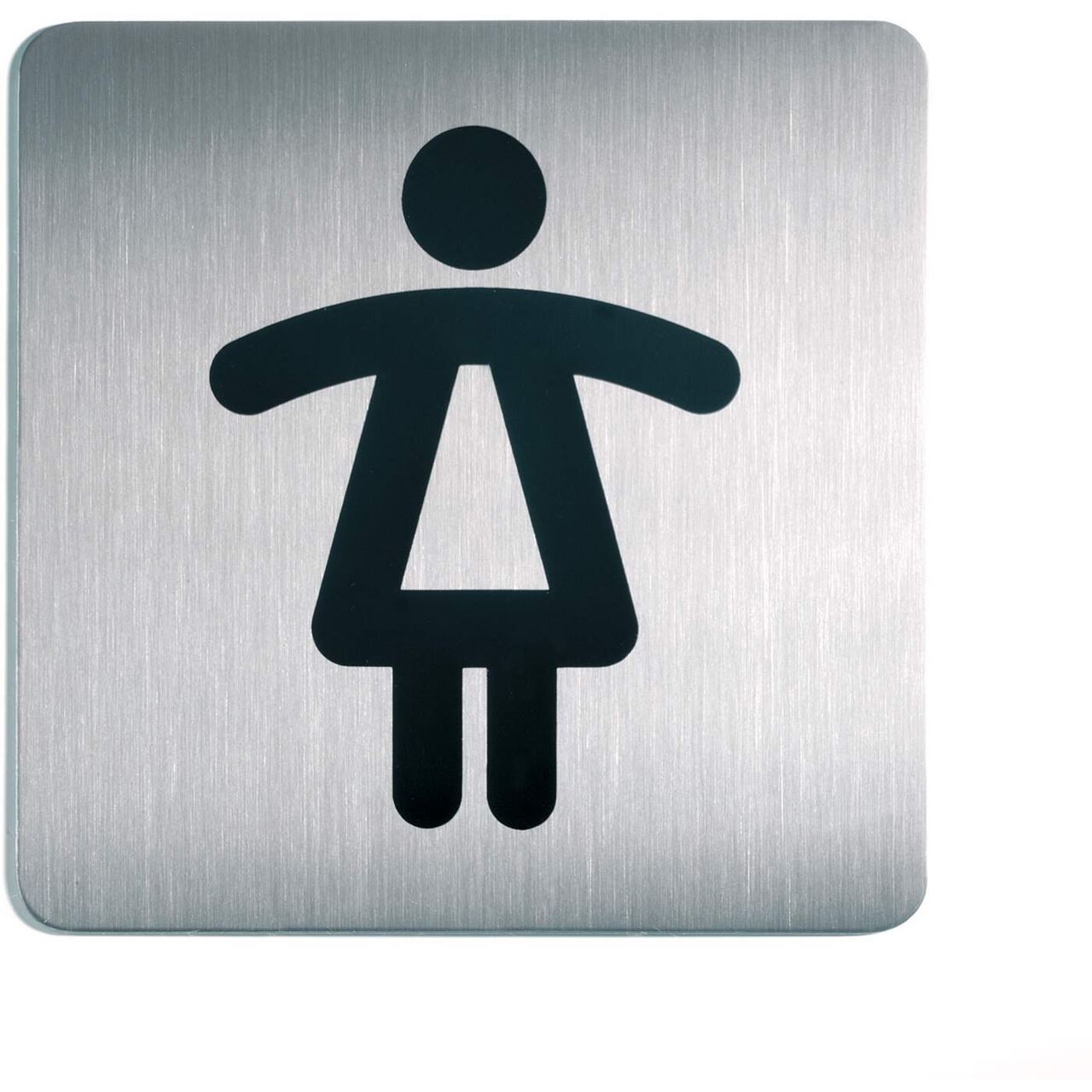 DURABLE Piktogramm "WC Damen" quadratisch 15,0 x 15,0 cm