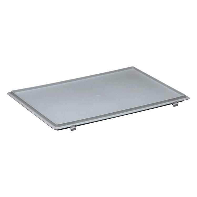 Lockweiler Scharnierdeckel Polypropylen L600xB400mm grau für Transportstapelkasten (NBC64-139901620118822)