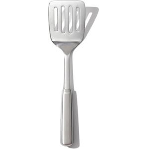 OXO Pfannenwender Good Grips, 3120600, Edelstahl, 8,3 x 33 cm, spülmaschinengeeignet, silber