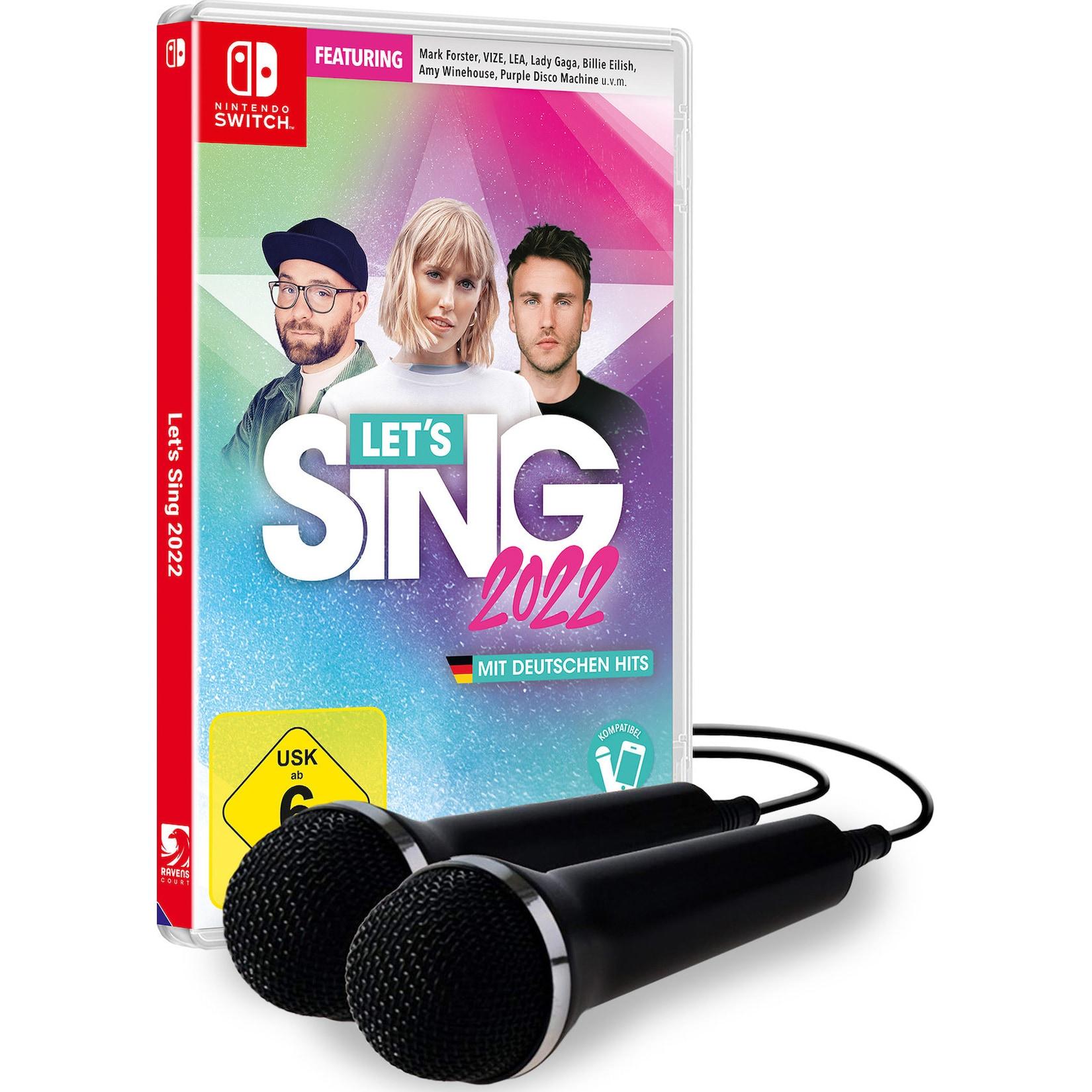 Let's Sing 2022 mit deutschen Hits + 2 Mics