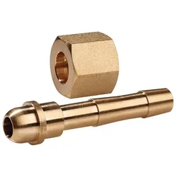 Tecwerk, Schlauchanschluss + Schlauchverbinder, Schlauchanschluss Messing G 3/8 ′′ LW 9 (Schlauchanschluss)