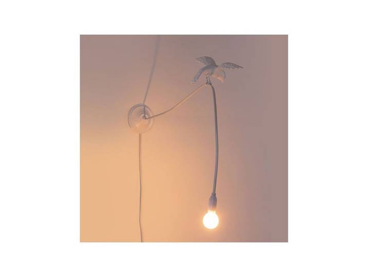 Sparrow Cruising Wandleuchte White - Seletti - Wohnzimmer - Kunststoff