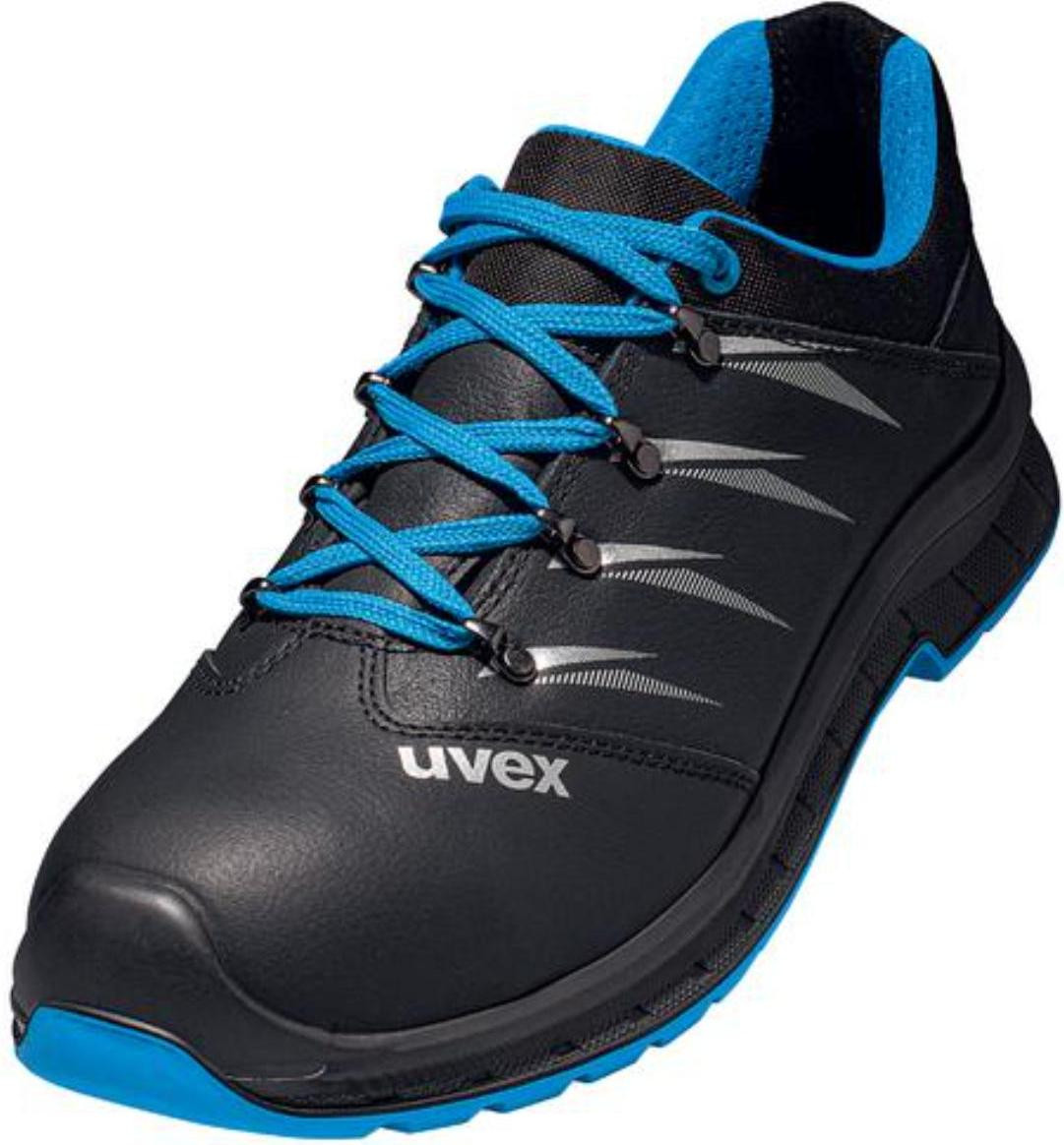 Uvex 2 Trend veiligheidsschoen S3, enkellengte, blauw/zwart, maat 42