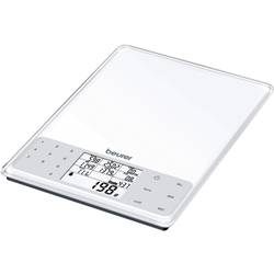 Beurer DS 61 Analysewaage digital mit Nährwerttabelle, digital Wägebereich (max.)=5 kg Weiß 165 x 24 70905