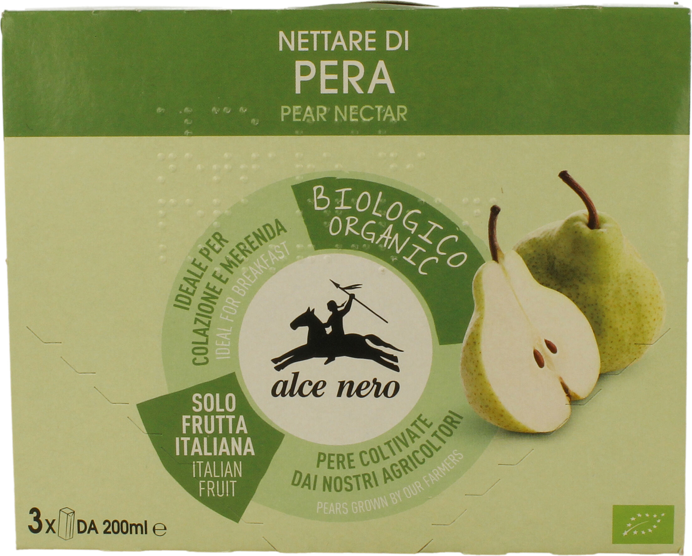 Alce Nero Alce Nett.Pera 3x200ml