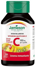 Jamieson Vitamina C 1000 Frutti Tropicali Integratore 120 Compresse